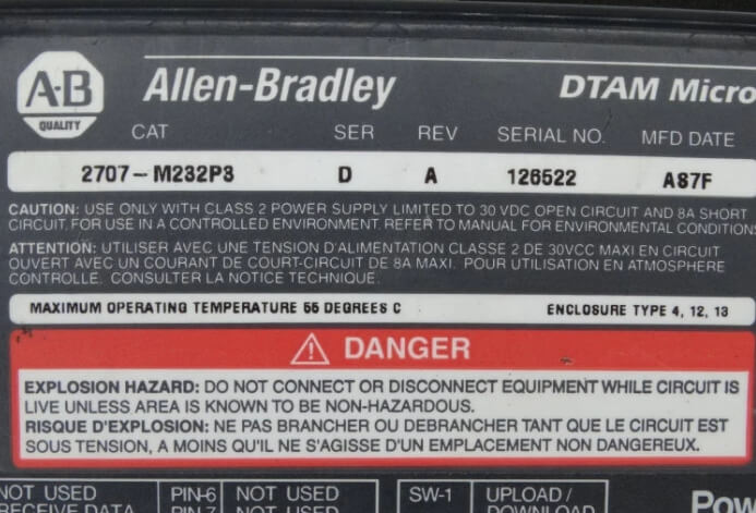 Allen Bradley 2707-M232P3